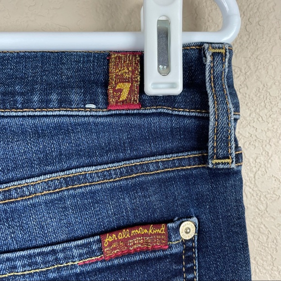 7 For All Mankind Women's The Skinny Jeans Sz 31 - Picture 7 of 12